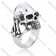 Stainless Steel Skull Ring - JR350118
