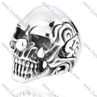 Stainless Steel Skull Ring - JR350126