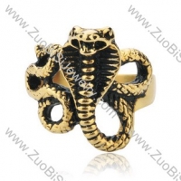 Stainless Steel The snake Ring - JR350177