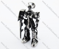 Stainless Steel Transformers Pendant - JP370007