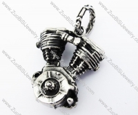 Stainless Steel Motorcycle Engine Pendant - JP370008