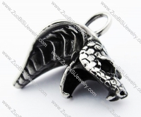 Stainless Steel Rattlesnake Pendant- JP370014