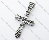 Stainless Steel Cross Pendant - JP370047