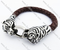 Stainless Steel Animal Head Bracelet - JB400003