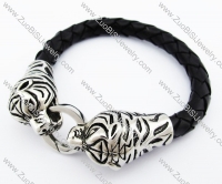 Stainless Steel Tiger Bracelet - JB400007