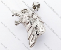 Stainless Steel Wolf Pendant - JP420039