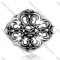 Punk Style Titanium Skull Buckle for Heavy Rock Mens -JZ350006