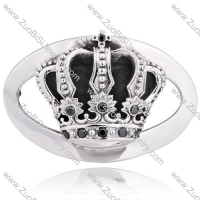 Getlemen's Antiqued Gothic Titanium Crown Buckle -JZ350007