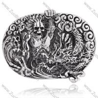 Titanium the King of Terrors Belt Buckle for Punk Mens -JZ350009