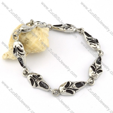 Stainless Steel Skull Bracelet -b000720