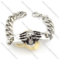 Stainless Steel Skull Bracelet -b000725