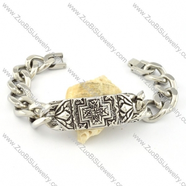 Stainless Steel Cross Bracelet -b000728