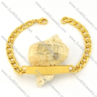 Gold Finishing Stainless Steel Bracelet -b000836