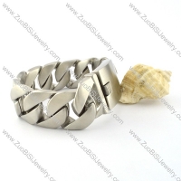 matt big Stainless Steel Bracelet -b000841