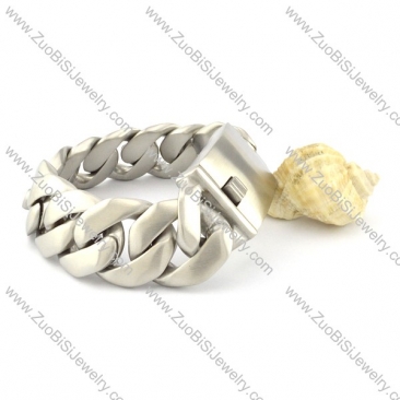 dull polish Stainless Steel Bracelet -b000843