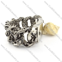 Huge Stainless Steel Lizard Bracelet -b000850