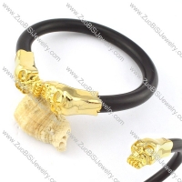 Stainless Steel Skull Bangle -b000869