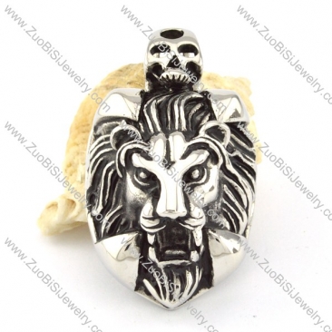 Stainless Steel Lion Skull Pendant -p000619