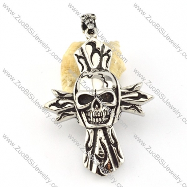 Stainless Steel Skull Pendant -p000624