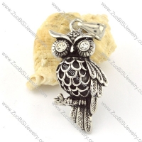 Stainless Steel Owl Pendant -p000634