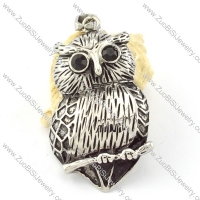 Stainless Steel Owl Pendant -p000642