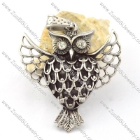 Stainless Steel Owl Pendant -p000643