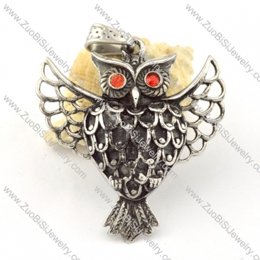 Stainless Steel Owl Pendant -p000645