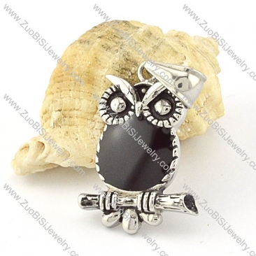 Stainless Steel night owl Pendant -p000661