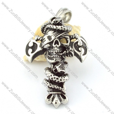 Stainless Steel Skull Pendant -p000666