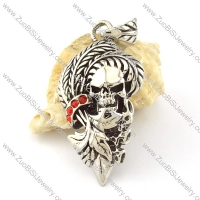 Stainless Steel Skull Pendant -p000747