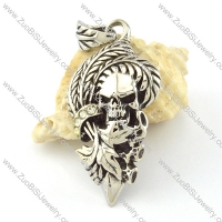 Stainless Steel Skull Pendant -p000748