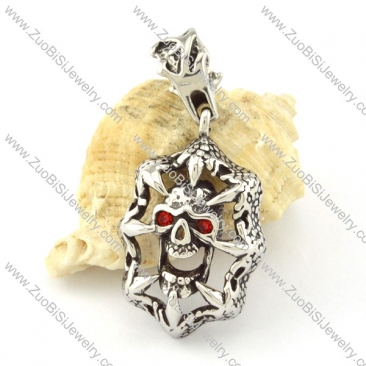 Stainless Steel Skull Pendant -p000753