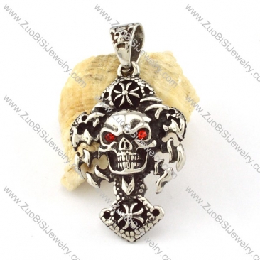 Stainless Steel Skull Pendant -p000777