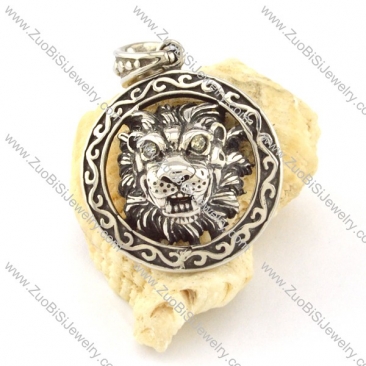 Stainless Steel tame lion Pendant -p000793