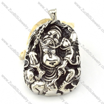 Stainless Steel Buddha Pendant -p000837