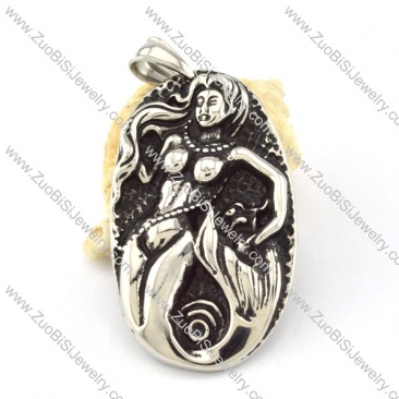 Stainless Steel mermaid Pendant -p000838