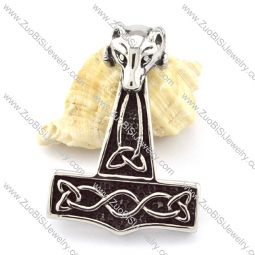 Stainless Steel Hammer of Thor Pendant -p000845