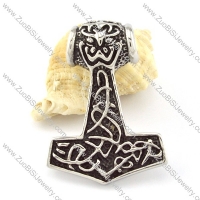 Stainless Steel Hammer of Thor Pendant -p000849