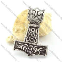 Stainless Steel Hammer of Thor Pendant -p000851