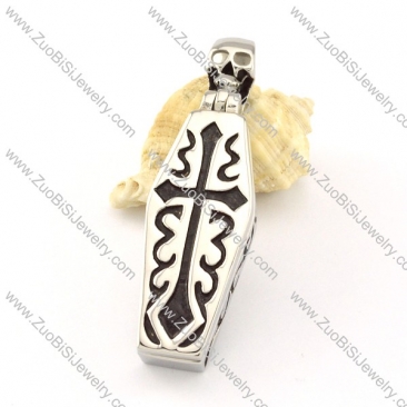 Stainless Steel coffin Pendant -p000879