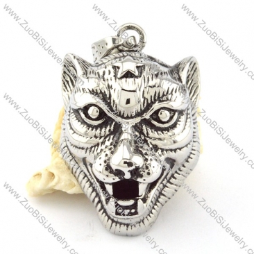 Stainless Steel Leopard Pendant -p000881