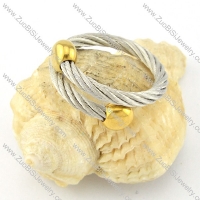 Stainless Steel Rope Ring -r000565