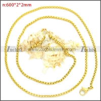 Stainless Steel Chain Neckalce n003083GW2