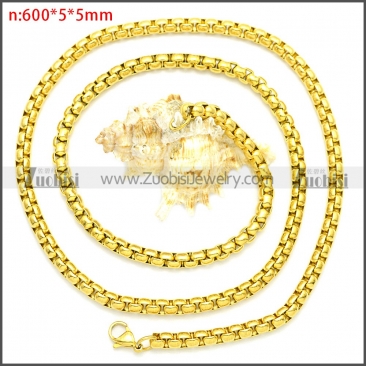 Stainless Steel Chain Neckalce n003083GW5