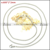 Stainless Steel Chain Neckalce n003083SW2