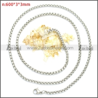 Stainless Steel Chain Neckalce n003083SW3