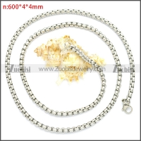 Stainless Steel Chain Neckalce n003083SW4