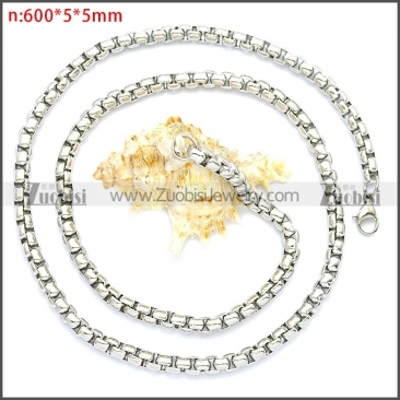 Stainless Steel Chain Neckalce n003083SW5