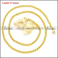 Stainless Steel Chain Neckalce n003084GW4