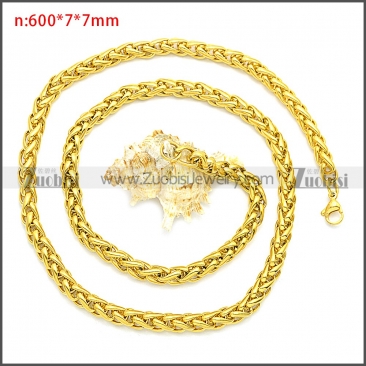 Stainless Steel Chain Neckalce n003084GW7